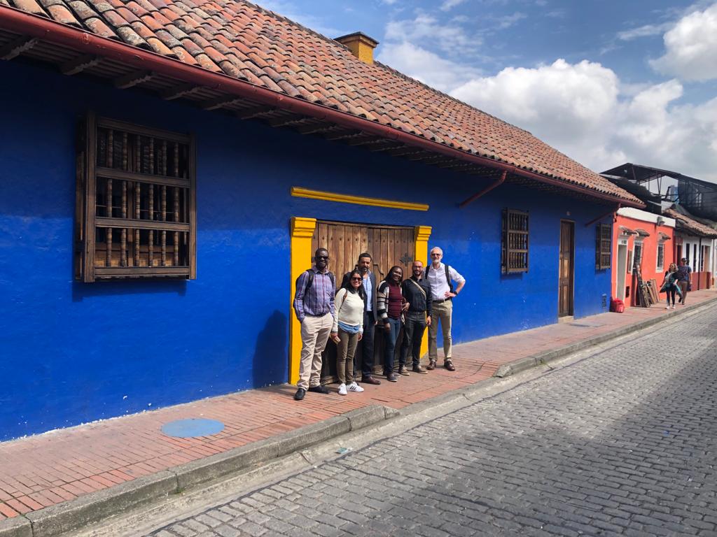 Image: ACEIRites and Saldrupians walk around Bogota’s historic centre. Credit: Anda David.