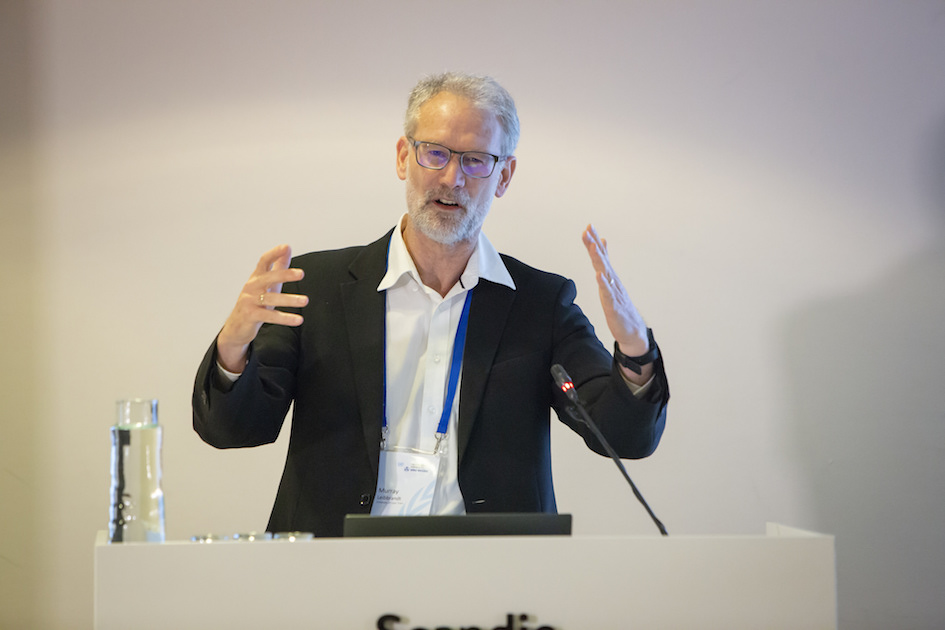 Prof. Murray Leibbrandt speaking at the UNU-WIDER conference in Helsinki, courtesy UNU-WIDER/flickr/cc