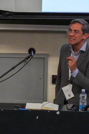 Reza Daniels speaking at the South Africa at 30 Years of Democracy conference 