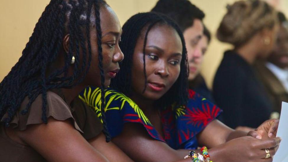 Participants at the J-PAL Africa Evaluating Social Programs Course in Ghana.