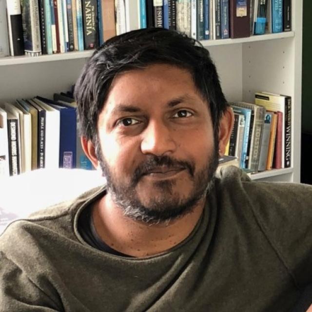 Vimal portrait in office