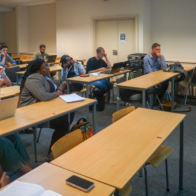 Richard Kima and Audience