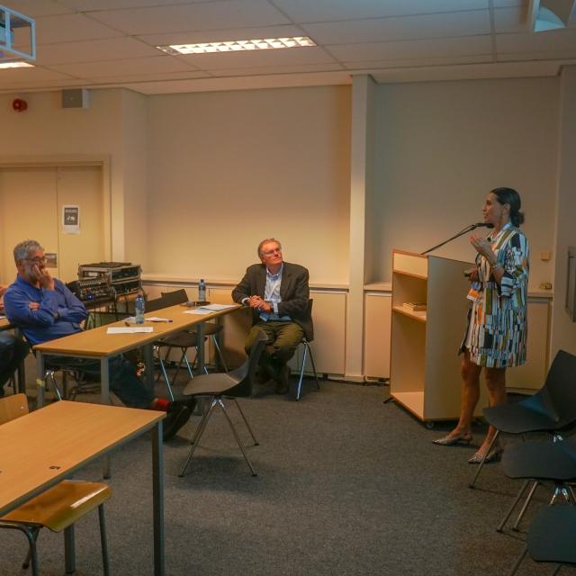 Karla Gonzalez and Audience