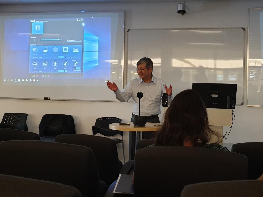 Image: Prof. Hiroyuki Hino addresses participants of the colloquium where the book From Divided Pasts to Cohesive Futures: Reflections on Africa was launched. Photo: Kim Ingle.